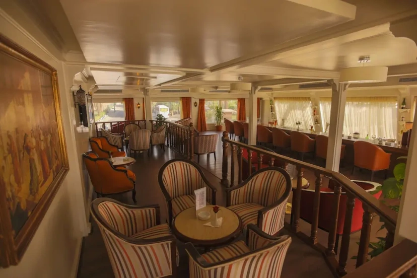 Lounge aboard the MS Da Vinci Nile Cruise Nile cruise
